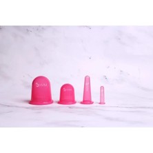 Macgon Şeffaf Silikonlu Masaj Kupası,kuru Kupa 4'lü, Hacamat Set