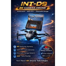 Msy Elektronik Katlanabilir 4K Kamera Drone | Wifi Fpv, 360° Takla, Işık Sensörü Int-D9