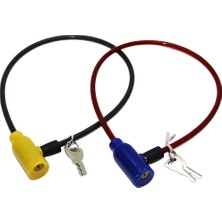 Go İthalat Eko Poşetli Bisiklet Kilit -  Herhangi Bir Renkten 1 Adet Gönderilir (5517)