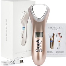 Macgon Yüz Germe Sıkılaştırma Temizleme Bakım Cihazı Sıcak Soğuk Çekiç Yüz Ütüsü Cilt Masajı
