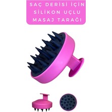 Macgon Silikon Uçlu Saç Derisi Masaj Tarağı