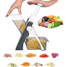 Feyza Design Çok Amaçlı Basmalı Sebze Doğrayıcı ve Dilimleyici, Pratik Kullanım