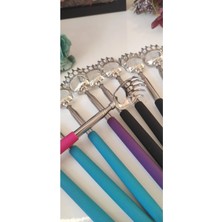 Macgon Teleskopik Sırt Kaşıma Aparatı 1 Adet Açılır Kapanır Sırt Kaşıyıcı Metal Aparat Kaşağı