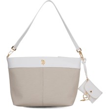 U.S. Polo Assn. Tas-Beyaz Kadın Omuz Çantası US26277