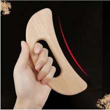 Macgon Anti Selülit Doğal Ahşap Masaj Aleti, Sıkılaştırıcı, Lenf Drenajı, Bölgesel , Ağrı Masajı