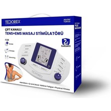 Macgon Çift Kanallı Tens+Masaj Stimülatörü Felç Terapi