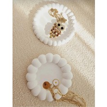 Bernami Şamdan Pinterest Biblo Bubble 2’li Biblo Beton Tabak Takı Tabağı Bardak Altlığı, Sunumluk