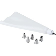 Feyza Design Pasta Dekorasyon Seti, 6 Farklı Uç, Krema Sıkma Torbası, Kaliteli Malzeme