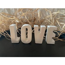 Bernami Dekoratif Pinterest Dekoratif Taş Tozu Harf Love Yazı