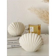 Bernami Şamdan Pinterest Istiridye Model Mum ( Kokulu ) 2li Set
