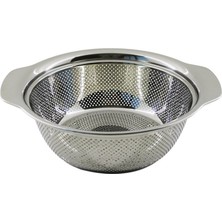 Feyza Design 23CM Metal Süzgeç Sepet Kendinden Kulplu, Dayanıklı ve Kullanışlı