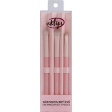 Özgürce Renkli Göz Makyaj Seti 3'lü, Far Karıştırma ve Fırça Dahil