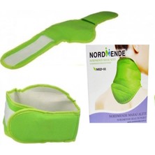 Macgon Yeşil Boyun Masaj Diski Traksiyon Boyunluk Masaj Aleti Cihazı