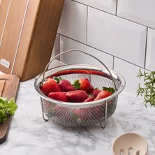 Feyza Design 20 cm Sepet Süzgeç, Dayanıklı ve Pratik Kullanım Için Idealdir