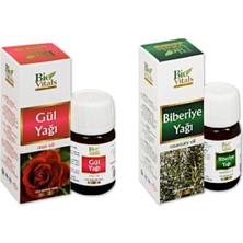 Macgon Gül ve Biberiye Aromatik Masajcilt Bakım Yağ Seti 20 ml