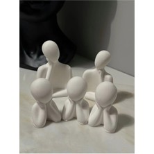 Bernami Şamdan Pinterest Biblo Üç Çocuklu Aile Beton Obje Biblo Heykel