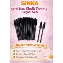 Özgürce 50 Li Kaş ve Kirpik Tarama Fırçası, Pratik ve Kullanışlı Tarz