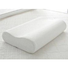 Macgon Beyaz Ortopedik Boyun Destekli Visco Boyun Yastığı - Large (40X60CM)