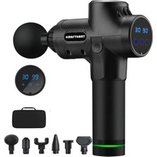 Macgon Masaj Aleti Şarjlı Masaj Tabancası Sporcu Masaj 6 Başlıklı Şarjlı Vurmalı