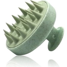 Macgon Duş Tarağı Yumuşak Silikon Saç Yıkama&saç Derisi Masaj Tarağı Yeşil