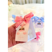 Bernami Mevlüt Pinterest 4 Adet Kağıt Detaylı Bubble Mum, Kişiye Özel Hediyelik, Düğün, Nişan, Söz, Kına, Sünnet,