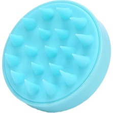 Macgon Şampuan Hazneli Silikon Duş Fırçası - Saç Yıkama Masaj Aleti