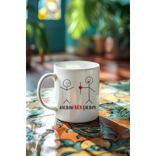 Sevgili Hediyesi, Kalbini Ben Çaldım Baskılı Kupa Bardak, Romantik Komedi Yazılı Kupa, Sevgililer Günü Hediye Fikri, Kalıcı Baskı Beyaz Porselen Bardak