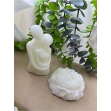 Bernami Mevlüt Pinterest Offcial 1 Adet Sarılan Çift 1 Adert Şakayık Çiçeği Vanilya Kokulu Mum