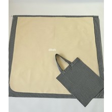 Feyza Design Yufka ve Hamur Açma Için Pötikare Desenli Örtü, Şık ve Kullanışlı Tasarım