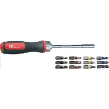 Nt Tools Nttools NCBMT12 Manyetik Bits Tutucu Uzun Tornavida 12 Bitsli