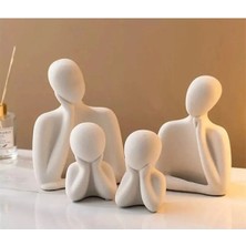 Bernami Şamdan Pinterest Biblo Iki Çocuklu Aile Obje Biblo Heykel Beton Iki Çocuklu Aile
