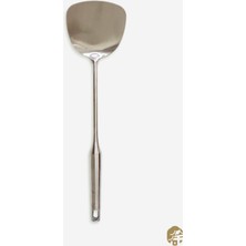 Feyza Design Paslanmaz Çelik Wok Spatula 10×10 Cm, Dayanıklı ve Şık Mutfak Gereci