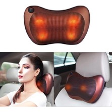Macgon Car Home Ovmalı Masaj Yastığı, Araç Boyun Masaj Aleti (4107)