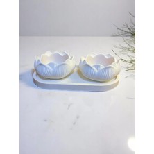 Bernami Dekoratif Pinterest Lotus Mumluk Ikili ve Tepsili Mumlar Dahil