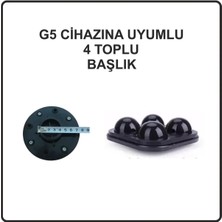 Macgon G5 Masaj Aleti Uyumlu 4 Toplu Başlık