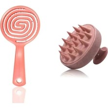 Macgon Pro Üç Boyutlu Oval Saç Fırçası ve Saç Derisine Masaj Yapan Şampuan Tarağı