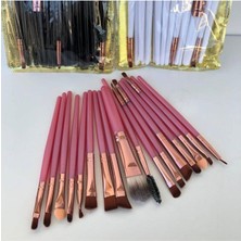 Rose Profesyonel 20'li Makyaj Fırçası Seti, Pürüzsüz ve Güzel Makyaj Için