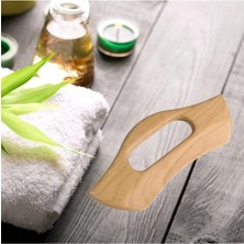 Macgon Anti Ahşap Terapi Masaj Aleti Yumuşak Doku El Yapımı Doğal Lenfatik Masaj Cihazı