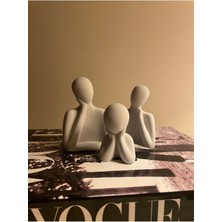 Bernami Dekoratif Pinterest Dekoratif Aile Obje Biblo Heykel Anne,baba,çocuk