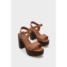 Capone Outfitters Dolores Platform Tek Bantlı Kadın Sandalet