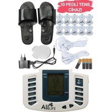 Macgon Elektronik Terlikli Fizik Tedavi Tens Terapi Cihazı Masaj Aleti 10 Pedli