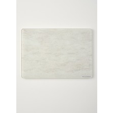 Feyza Design Şık Ekru Cam Kesme Tahtası, 35X25 Cm, Modern Mutfak Aksesuarı