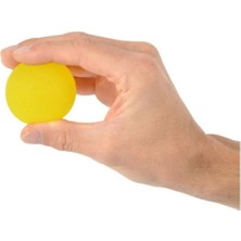 Macgon Ball - Silikon El Egzersiz Topu Sarı - Hafif Direnç