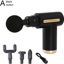 Macgon Yeni Nesil Taşınabilir Masaj Tabancası 4 Başlıklı Titreşimli Masaj Aleti