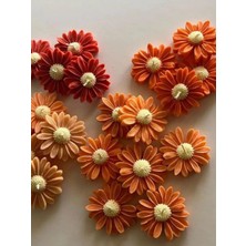 Bernami Şamdan Pinterest Turuncu Renkte Kokulu Hediyelik Mum - 1 Adet