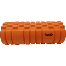 Macgon Turuncu Kısa Tırtıklı Foam Roller 33 cm Masaj Köpüğü