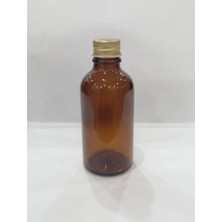 Özgürce 50CC Amber Şişe, Metal Kapak, 25 Adet, Kahverengi Cam Sıkıca Kapalı