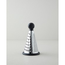 Feyza Design Paslanmaz Çelik Rende 21 cm Siyah, Pratik ve Dayanıklı Mutfak Aleti