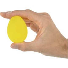 Macgon Egg - Silikon El Egzersiz Topu Sarı - Hafif Direnç