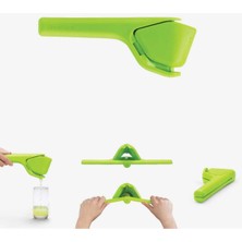 Feyza Design Yeşil Katlanabilir Narenciye Sıkacağı, Pratik ve Hafif 23CM
